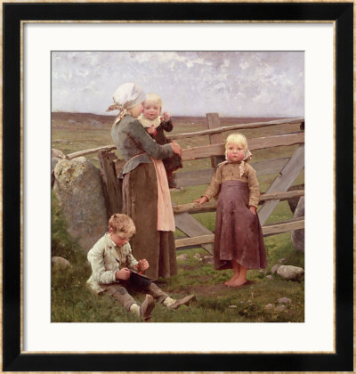 The Dalby Gate, Skane, 1884 by Hugo Salmson Pricing Limited Edition Print image