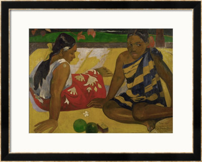 Two Women From Tahiti, 1892 by Paul Gauguin Pricing Limited Edition Print image