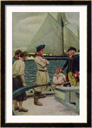 An American Privateer Taking A British Prize by Howard Pyle Pricing Limited Edition Print image