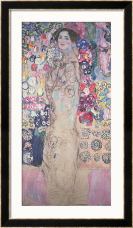 Portrait Of Maria Munk (Unfinished 1917-18) by Gustav Klimt Pricing Limited Edition Print image