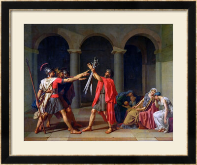 The Oath Of Horatii, 1784 by Jacques-Louis David Pricing Limited Edition Print image
