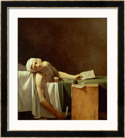 Assassination Of Jean-Paul Marat In His Bath, 1793 by Jacques-Louis David Pricing Limited Edition Print image