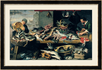 The Fish Market by Frans Snyders Or Snijders Pricing Limited Edition Print image