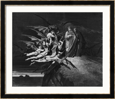 Illustration From The Divine Comedy By Dante Alighieri Paris, Published 1885 by Gustave Doré Pricing Limited Edition Print image