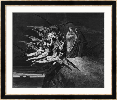 Illustration From The Divine Comedy By Dante Alighieri Paris, Published 1885 by Gustave Dore Pricing Limited Edition Print image