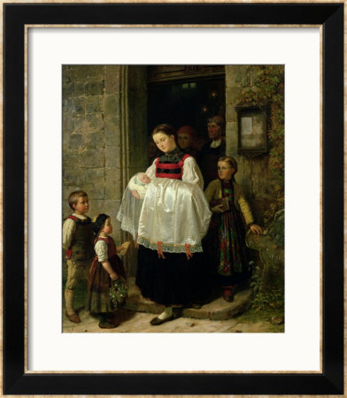 The Return From The Christening by Hubert Salentin Pricing Limited Edition Print image