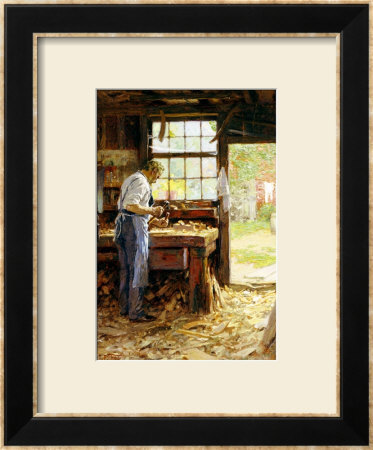 Village Carpenter, 1899 by Edward Henry Potthast Pricing Limited Edition Print image