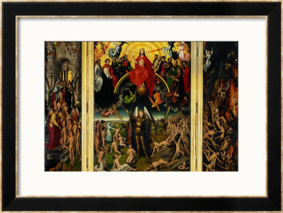 Weighing Of The Souls, Triptych Of The Last Judgment by Hans Memling Pricing Limited Edition Print image