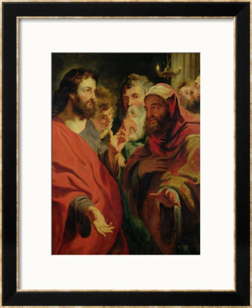 Christ Instructing Nicodemus by Jacob Jordaens Pricing Limited Edition Print image