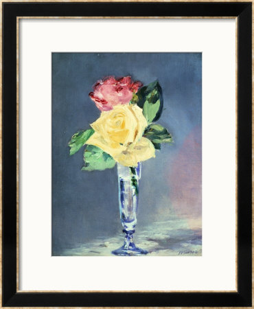 Roses In A Champaign-Glass, 1882 by Edouard Manet Pricing Limited Edition Print image