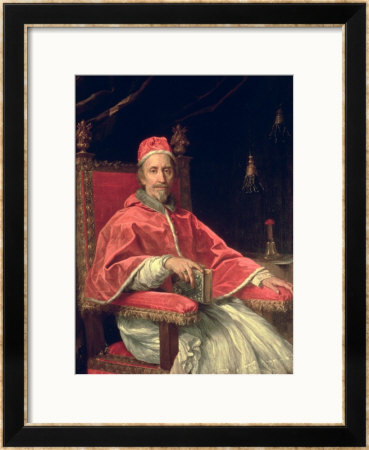 Portrait Of Pope Clement Ix by Carlo Maratti Pricing Limited Edition Print image