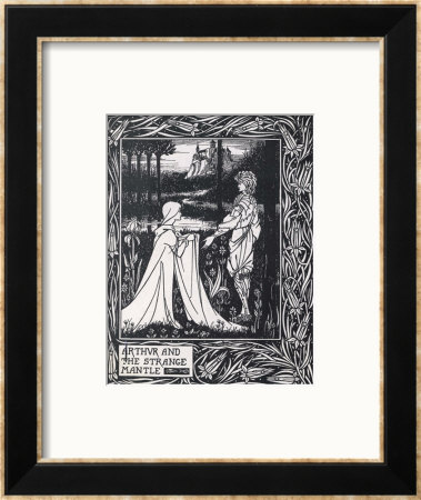 Arthur And The Strange Mantle by Aubrey Beardsley Pricing Limited Edition Print image