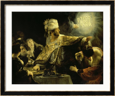 Belshazzar's Feast by Rembrandt Van Rijn Pricing Limited Edition Print image