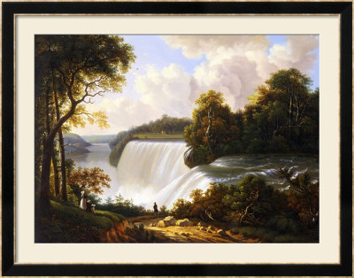 Niagara Falls Scene by Victor De Grailly Pricing Limited Edition Print image