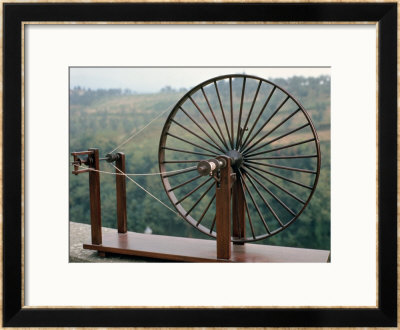 Model Of A Spinning Machine From One Of Leonardo's Drawings by Leonardo Da Vinci Pricing Limited Edition Print image