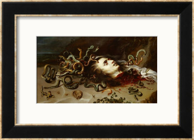 The Head Of Medusa, Circa 1618 by Peter Paul Rubens Pricing Limited Edition Print image