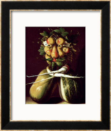 Whimsical Portrait by Giuseppe Arcimboldo Pricing Limited Edition Print image