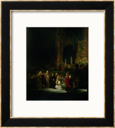 The Woman Taken In Adultery, 1644 by Rembrandt Van Rijn Pricing Limited Edition Print image