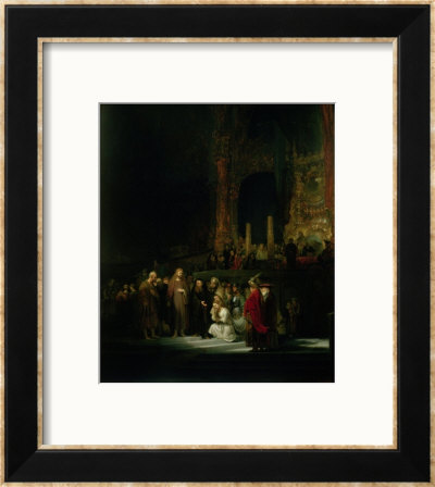 The Woman Taken In Adultery, 1644 by Rembrandt Van Rijn Pricing Limited Edition Print image