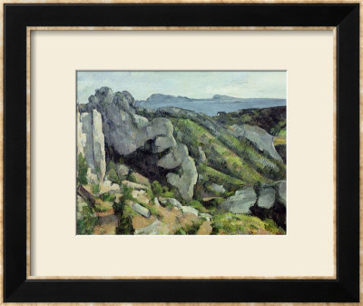 Rocks At L'estaque, 1879-82 by Paul Cezanne Pricing Limited Edition Print image