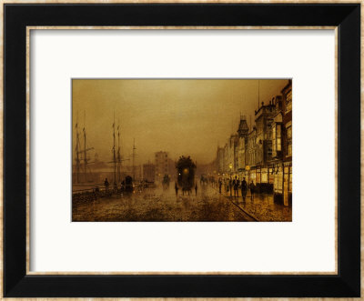 Glasgow Docks by John Atkinson Grimshaw Pricing Limited Edition Print image