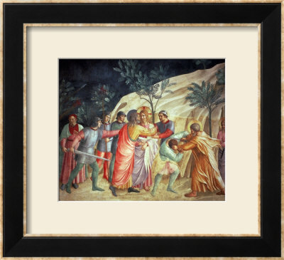 The Kiss Of Judas, 1442 by Fra Angelico Pricing Limited Edition Print image