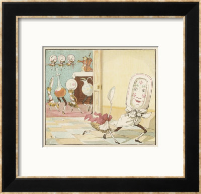 And The Dish Ran Away With The Spoon by Randolph Caldecott Pricing Limited Edition Print image