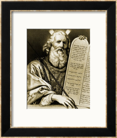 Moses With The Renewed Tablets by Philippe De Champaigne Pricing Limited Edition Print image