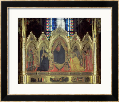 The Strozzi Altarpiece, 1357 by Andrea Di Orcagna Pricing Limited Edition Print image
