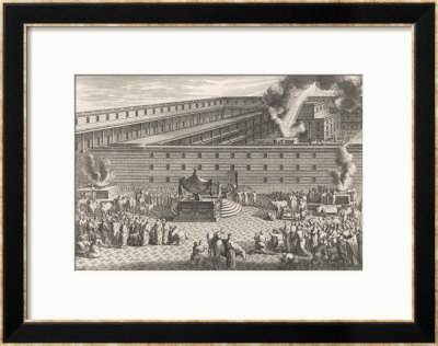 Solomon Having Built The Temple Of Jerusalem Dedicates It To The Lord by Dom Augustin Calmet Pricing Limited Edition Print image