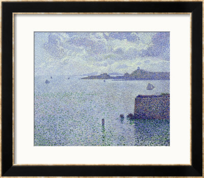 Sailing Boats In An Estuary, Circa 1892-93 by Théo Van Rysselberghe Pricing Limited Edition Print image