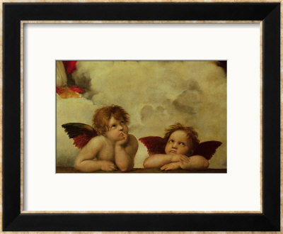 The Two Angels by Raphael Pricing Limited Edition Print image