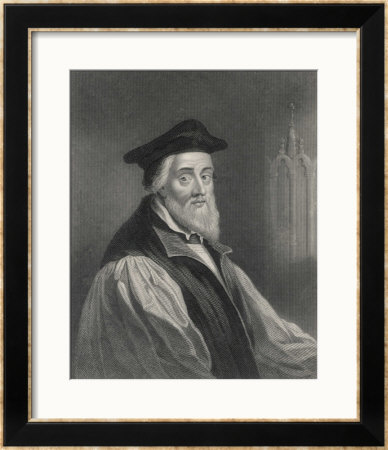Nicholas Ridley Martyred Bishop by William Holl The Younger Pricing Limited Edition Print image