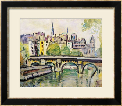 Le Pont Neuf, Paris by George Leslie Hunter Pricing Limited Edition Print image