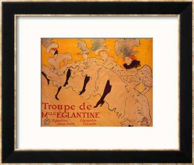 La Troupe De Mlle. Eglantine by Henri De Toulouse-Lautrec Pricing Limited Edition Print image