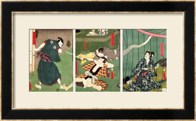 The Actors Ichikawa Kodanji Iv As The Ghost Of Koheiji by Utagawa Kunisada Pricing Limited Edition Print image