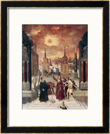 Dionysius The Areopagite Converting The Pagan Philosophers, 1570S by Antoine Caron Pricing Limited Edition Print image