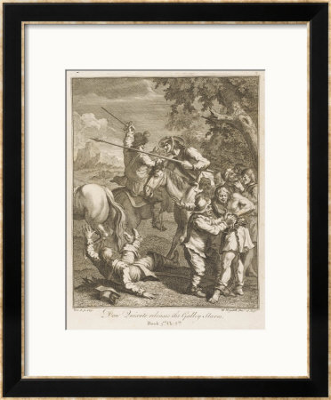 Don Quixote Releases The Galley Slaves by William Hogarth Pricing Limited Edition Print image