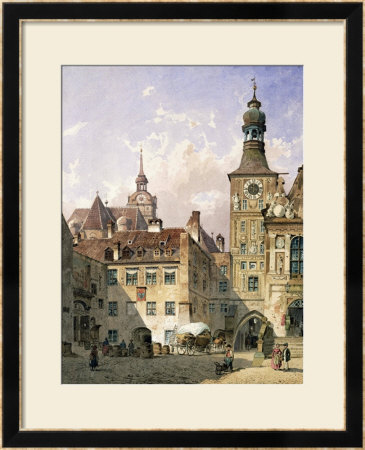 The Old Town Hall, Munich by Friedrich Eibner Pricing Limited Edition Print image