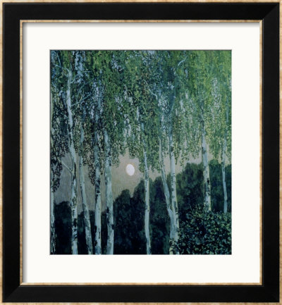 Birch Trees by Aleksandr Jakovlevic Golovin Pricing Limited Edition Print image