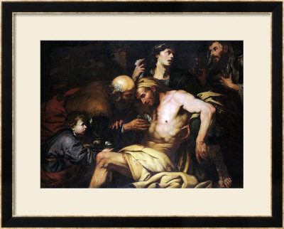 The Good Samaritan by Giovanni Battista Langetti Pricing Limited Edition Print image
