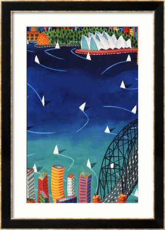 Sydney Harbour by Ian Tremewen Pricing Limited Edition Print image