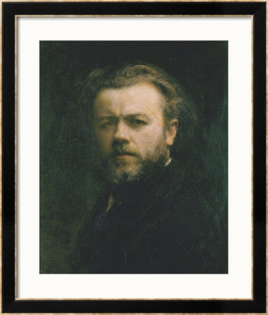 Self-Portrait, Vasari Corridor, Florence by Henri Fantin-Latour Pricing Limited Edition Print image