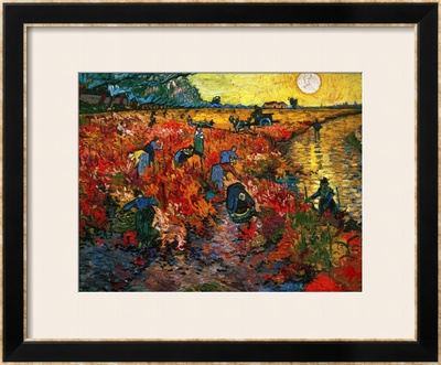 The Red Vineyard At Arles, C.1888 by Vincent Van Gogh Pricing Limited Edition Print image
