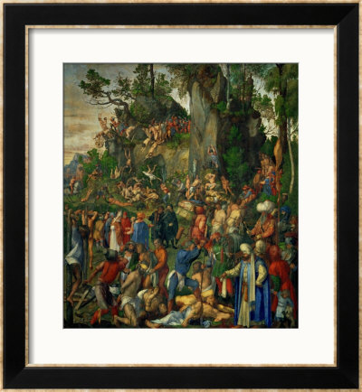 Martyrdom Of The Ten Thousand Christians by Albrecht Durer Pricing Limited Edition Print image
