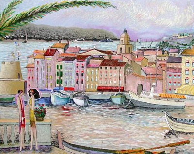 Le Port De Saint-Tropez by Ramon Dilley Pricing Limited Edition Print image