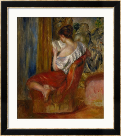 Reading Woman, Circa 1900 by Pierre-Auguste Renoir Pricing Limited Edition Print image