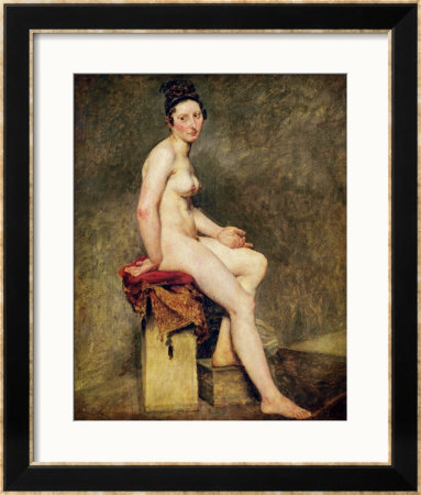 Seated Nude, Mademoiselle Rose by Eugene Delacroix Pricing Limited Edition Print image