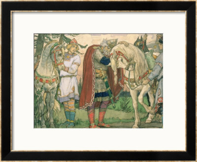 The Song Of Prince Oleg, 1899 by Victor Mikhailovich Vasnetsov Pricing Limited Edition Print image
