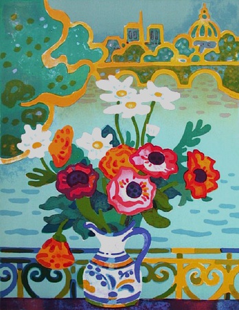 Bouquet A Paris by Guy Charon Pricing Limited Edition Print image
